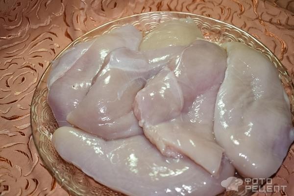 Рецепт: Куринная грудка в томатном соусе с моцареллой - в духовке Рецепт: Куринная грудка в томатном соусе с моцареллой - в духовке