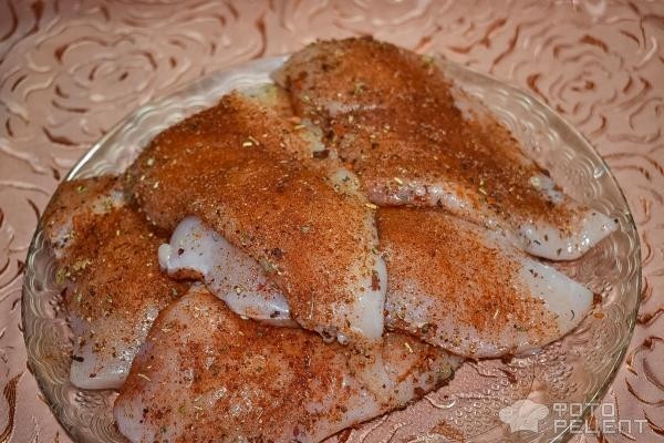 Рецепт: Куринная грудка в томатном соусе с моцареллой - в духовке Рецепт: Куринная грудка в томатном соусе с моцареллой - в духовке