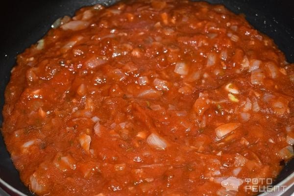 Рецепт: Куринная грудка в томатном соусе с моцареллой - в духовке Рецепт: Куринная грудка в томатном соусе с моцареллой - в духовке