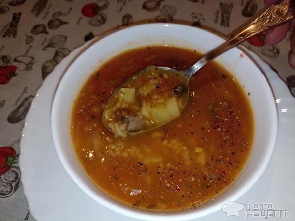 Рецепт: Харчо на говядине - грузинская кухня. Очень вкусный, невероятно ароматный, но простой в приготовлении супец! Рецепт: Харчо на говядине - грузинская кухня. Очень вкусный, невероятно ароматный, но простой в приготовлении супец!