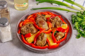 ПП салат с куриной печенью ПП салат с куриной печенью