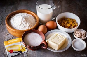 Венские булочки с изюмом Венские булочки с изюмом