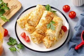 Лаваш с сыром в аэрогриле Лаваш с сыром в аэрогриле