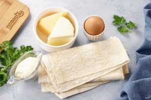 Лаваш с сыром в аэрогриле Лаваш с сыром в аэрогриле