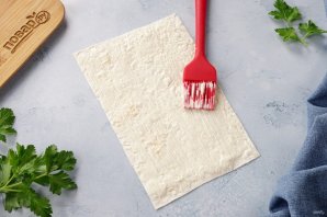Лаваш с сыром в аэрогриле Лаваш с сыром в аэрогриле