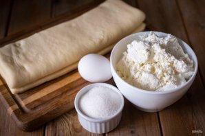 Плетенка с творожной начинкой Плетенка с творожной начинкой