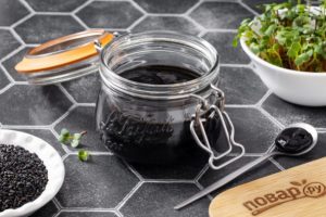 Паста тахини из черного кунжута