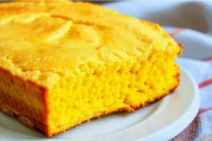 Кукурузный хлеб бездрожжевой на молоке в духовке