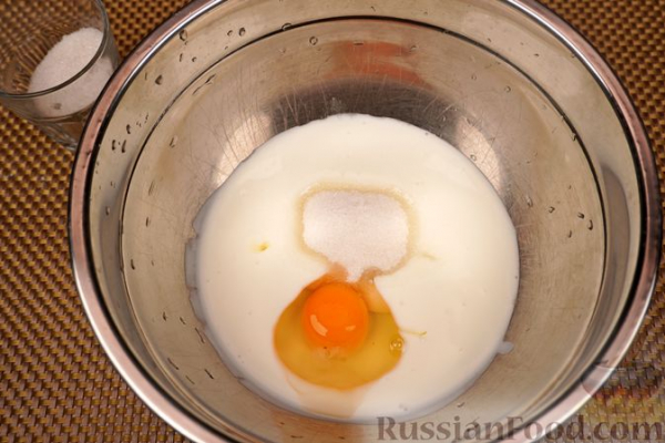 Оладьи с абрикосами Оладьи с абрикосами