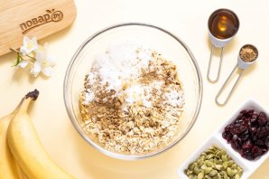 Овсяное печенье с бананом Овсяное печенье с бананом