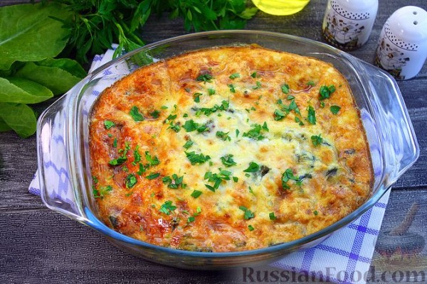 Молодой картофель, запечённый со шпинатом и сыром Молодой картофель, запечённый со шпинатом и сыром