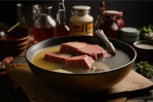 Бульон из говяжьего языка
