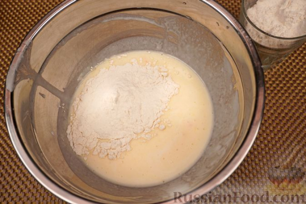 Оладьи с абрикосами Оладьи с абрикосами