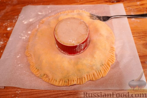 Пирог-рикотник "Подсолнух" со шпинатной начинкой Пирог-рикотник "Подсолнух" со шпинатной начинкой