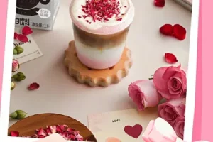 Латте «роза»