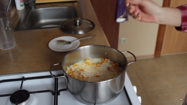 Пшенная каша с тыквой на молоке Пшенная каша с тыквой на молоке