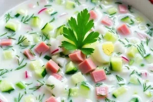 Холодная окрошка