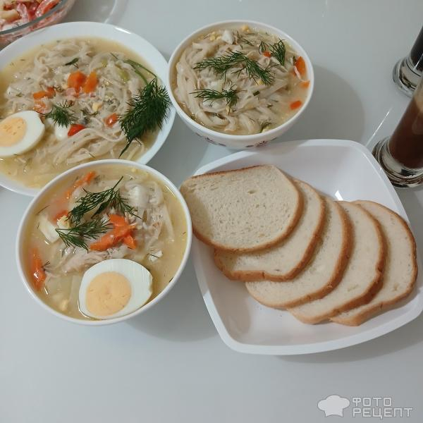 Рецепт: Удон с овощами и курицей - Суп с лапшой удон с курицей, яйцом и овощами. Ужин в азиатском стиле. Рецепт: Удон с овощами и курицей - Суп с лапшой удон с курицей, яйцом и овощами. Ужин в азиатском стиле.
