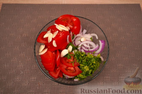 Запечённая скумбрия по-гречески Запечённая скумбрия по-гречески