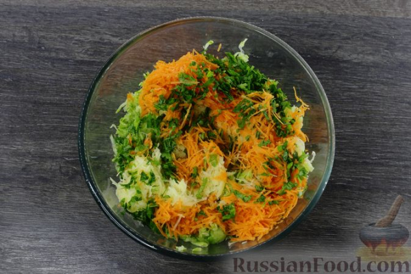 Котлеты с кабачками и картошкой Котлеты с кабачками и картошкой