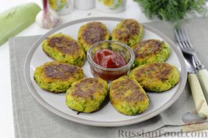 Котлеты с кабачками и картошкой