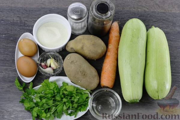 Котлеты с кабачками и картошкой Котлеты с кабачками и картошкой