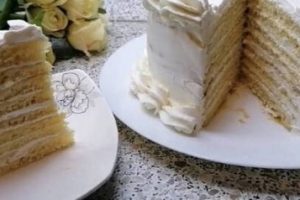 Торт «Молочная девочка» классический
