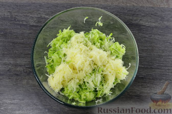 Котлеты с кабачками и картошкой Котлеты с кабачками и картошкой