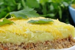 Запеканка с фаршем