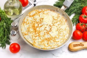 Блины с курицей и сыром Блины с курицей и сыром
