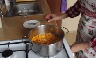 Пшенная каша с тыквой на молоке Пшенная каша с тыквой на молоке