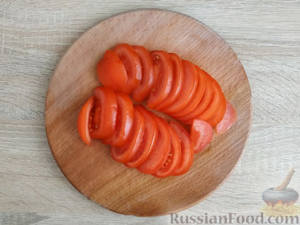 "Гармошки" из кабачков с помидорами и сыром, в духовке "Гармошки" из кабачков с помидорами и сыром, в духовке