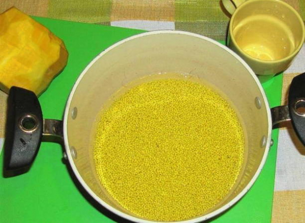 Пшенная каша с тыквой Пшенная каша с тыквой