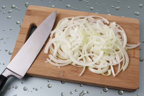 Жареная стручковая фасоль