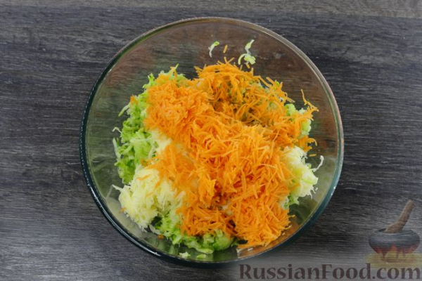 Котлеты с кабачками и картошкой Котлеты с кабачками и картошкой