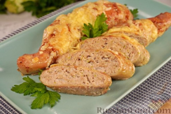Фаршированные куриные окорочка с кабачком Фаршированные куриные окорочка с кабачком