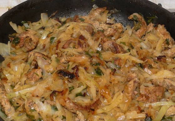 Жареная свинина на сковороде Жареная свинина на сковороде