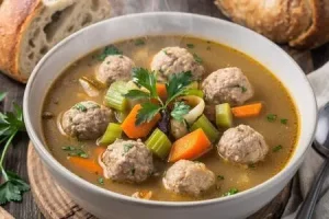 Суп с фрикадельками рецепт
