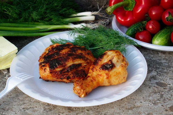 Курица на мангале Курица на мангале