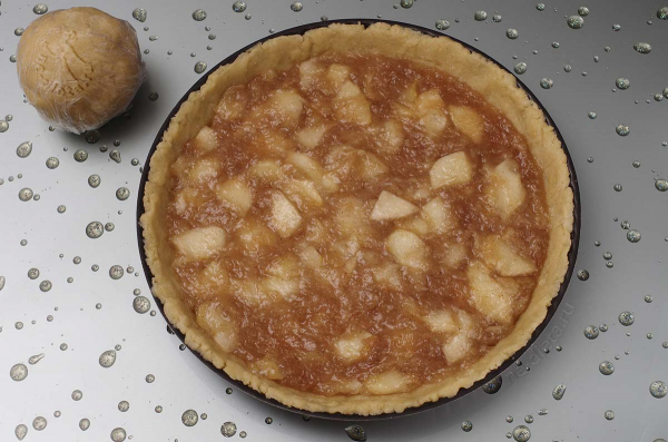 Песочный пирог с яблоками Песочный пирог с яблоками