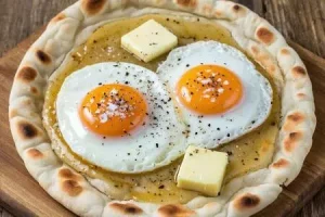 Яичница с лавашом