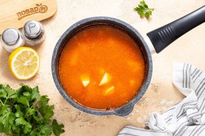 Суп с консервированной фасолью Суп с консервированной фасолью