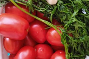 Рецепт: Маринованные помидоры с морковной ботвой — Очень вкусные и без заморочек: с уксусом и без него
