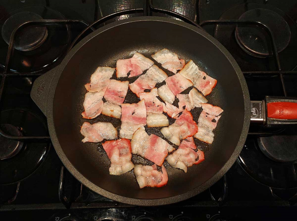 Яичница с беконом Яичница с беконом