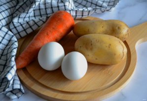 Салат "Мимоза" с крабовыми палочками Салат "Мимоза" с крабовыми палочками