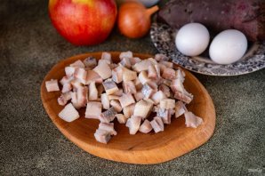 Селедка под шубой с яблоками Селедка под шубой с яблоками