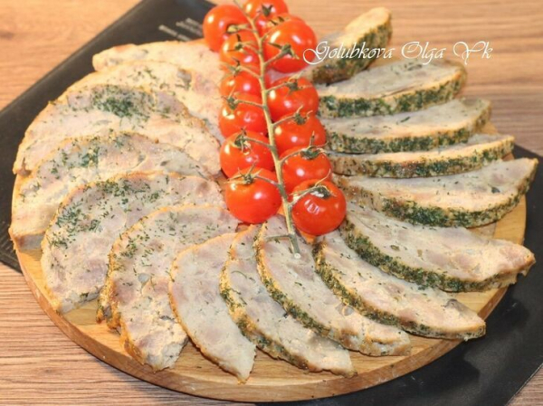 Ветчина из курицы и индейки Ветчина из курицы и индейки