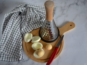 Салат "Мимоза" с крабовыми палочками Салат "Мимоза" с крабовыми палочками