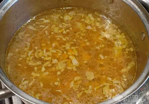 Рецепт: Грибной суп с лисичками - с картофелем и поджаркой Рецепт: Грибной суп с лисичками - с картофелем и поджаркой
