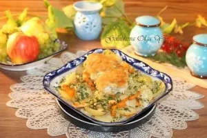 Минтай в пергаменте и со сливочным вкусом